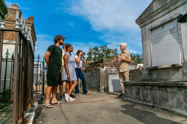 Our guides offer the most accurate and complete tours of the cemetery on behalf of New Orleans Catholic Cemeteries. 